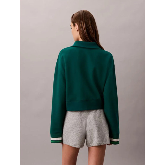 Calvin Klein Γυναικείο φούτερ French Terry 1/4 Zip Sweatshirt